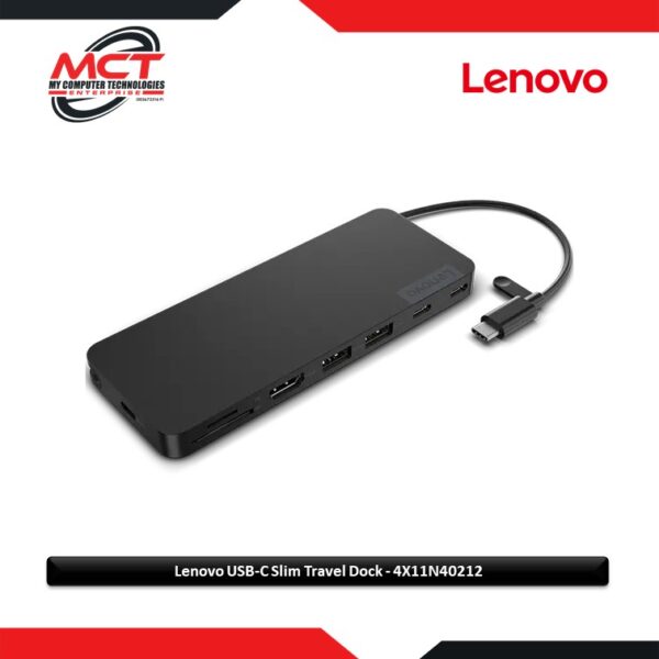 Lenovo USB-C Slim Travel Dock - 4X11N40212