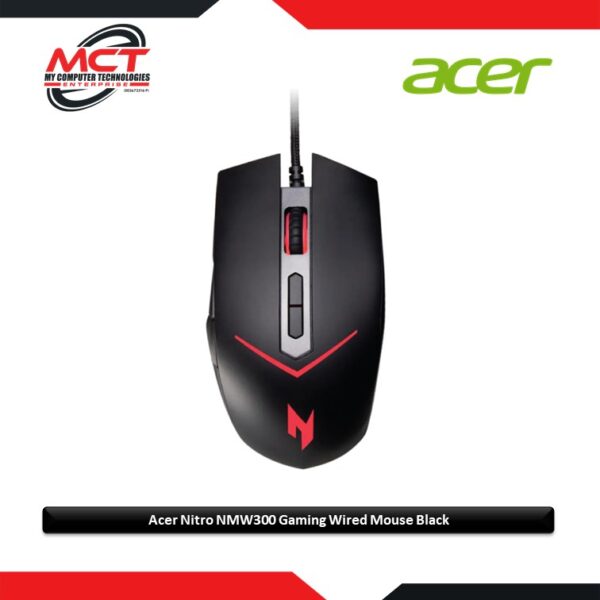 Acer Nitro NMW300 Gaming Wired Mouse Black