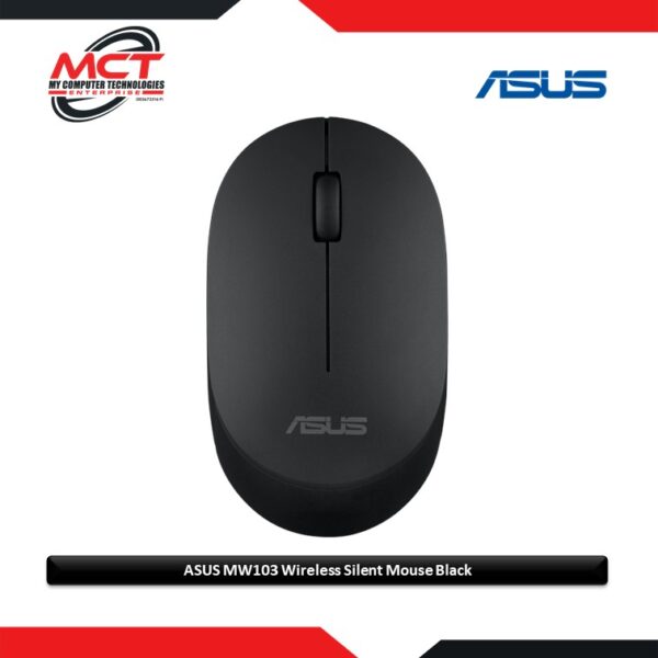 ASUS MW103 Wireless Silent Mouse Black