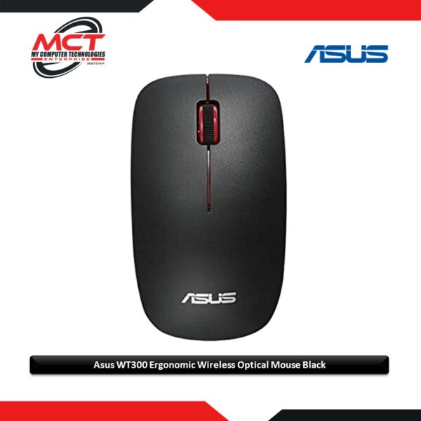 Asus WT300 Ergonomic Wireless Optical Mouse Black