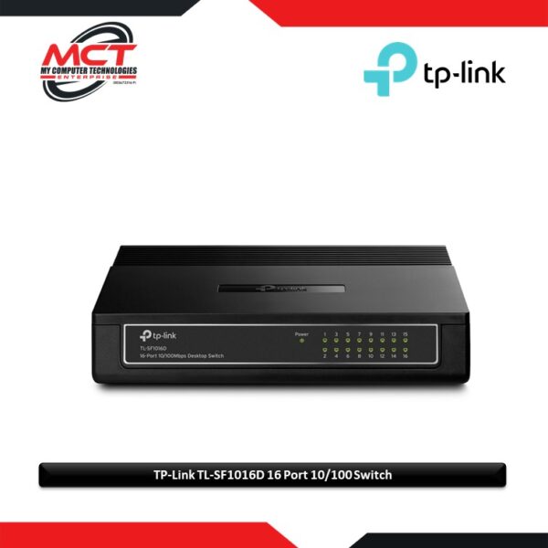 TP-Link Switch SF1016D 16 Port 10/100 Plastic Body Switch
