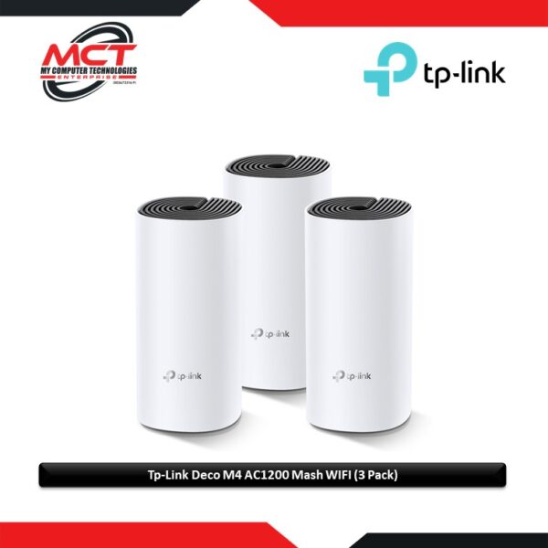 TP-Link Deco M4 AC1200 Whole Home Mesh Wi-Fi System (3-Pack)