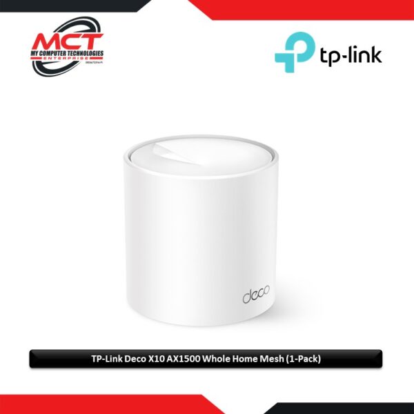 TP-Link Deco X10 AX1500 Whole Home Mesh Wi-Fi 6 System (1-Pack)