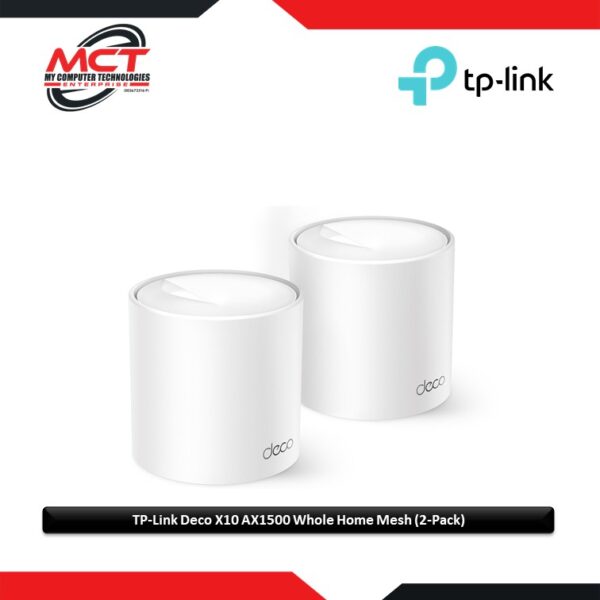 TP-Link Deco X10 AX1500 Whole Home Mesh Wi-Fi 6 System (2-Pack)