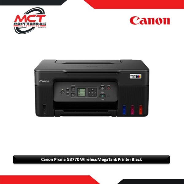 Canon Pixma G3770 Wireless MegaTank Printer Black