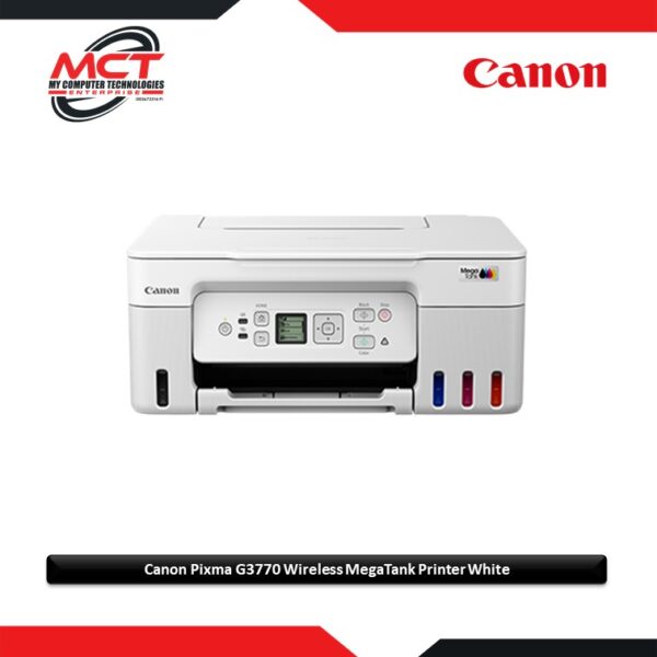 Canon Pixma G3770 Wireless MegaTank Printer White