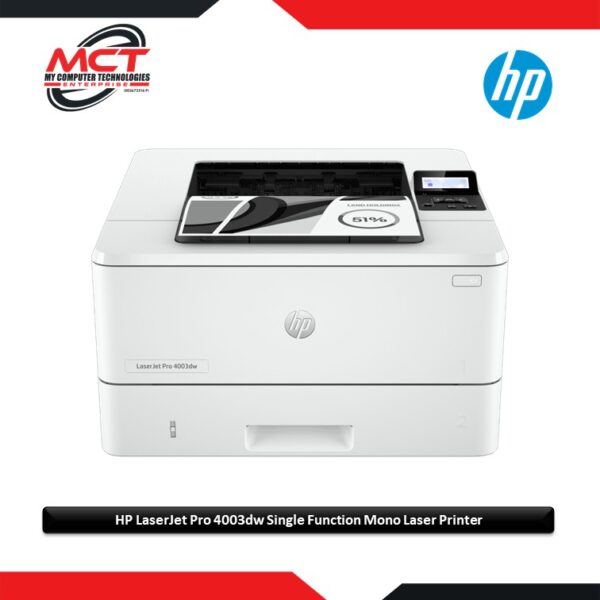HP LaserJet Pro 4003dw Single Function Mono Laser Printer