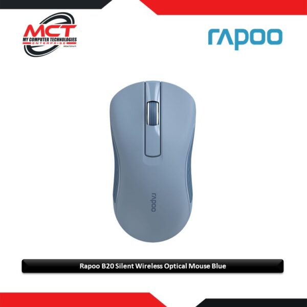 Rapoo B20 Silent Wireless Optical Mouse Blue