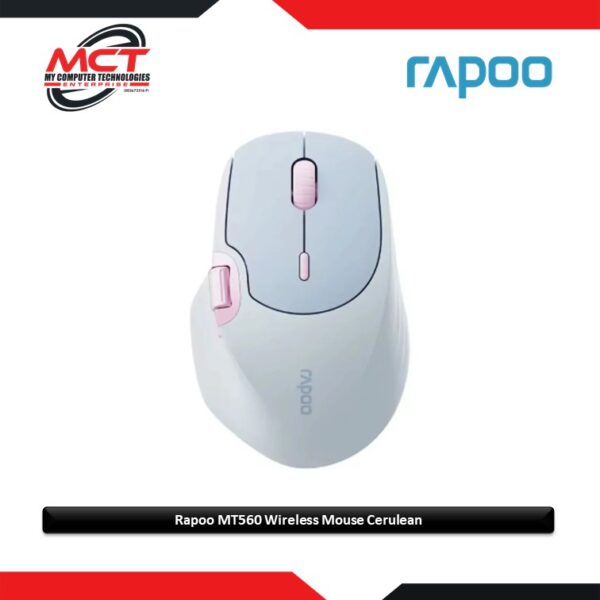 Rapoo MT560 Multi-mode Wireless Optical Mouse Cerulean