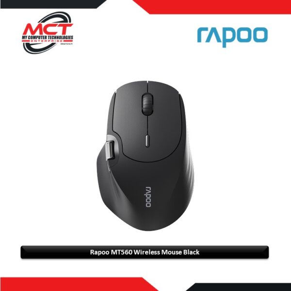Rapoo MT560 Multi-mode Wireless Optical Mouse Black