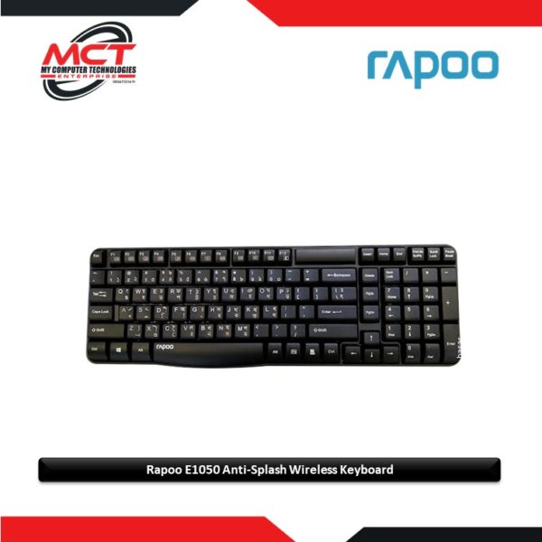 Rapoo E1050 Anti-Splash Wireless Keyboard