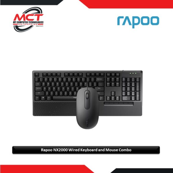 Rapoo NX2000 Wired Keyboard and Mouse Combo