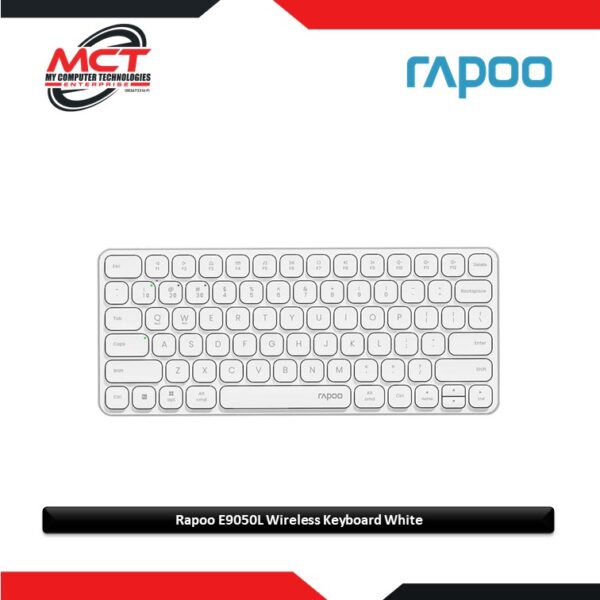 Rapoo E9050L Multi-Mode Wireless Keyboard White