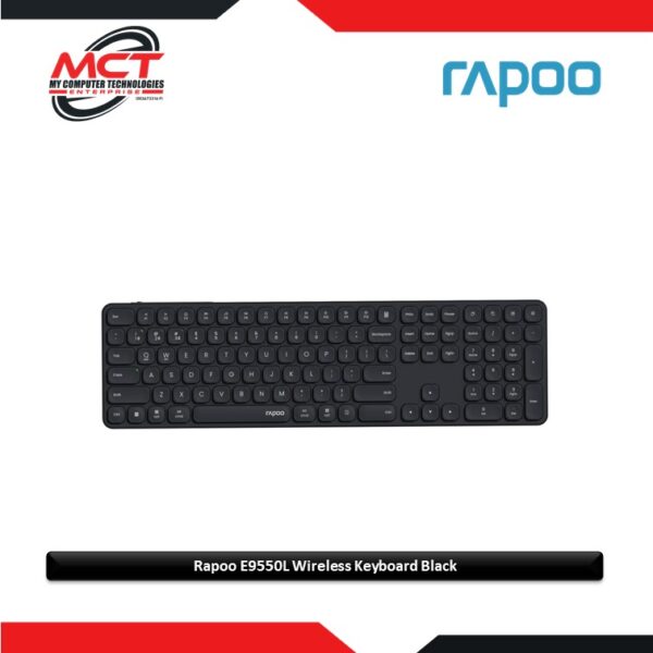 Rapoo E9550L Multi-mode Wireless Keyboard Black